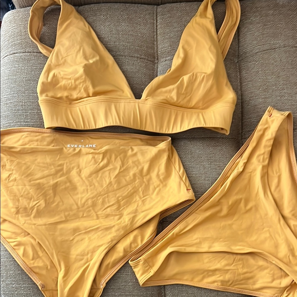 Everlane ReNew Yellow Bikini Set